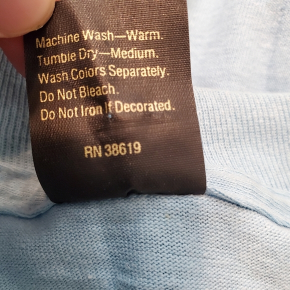 Vintage 80s Anvil Maltese Blue Tshirt - Picture 4 of 10